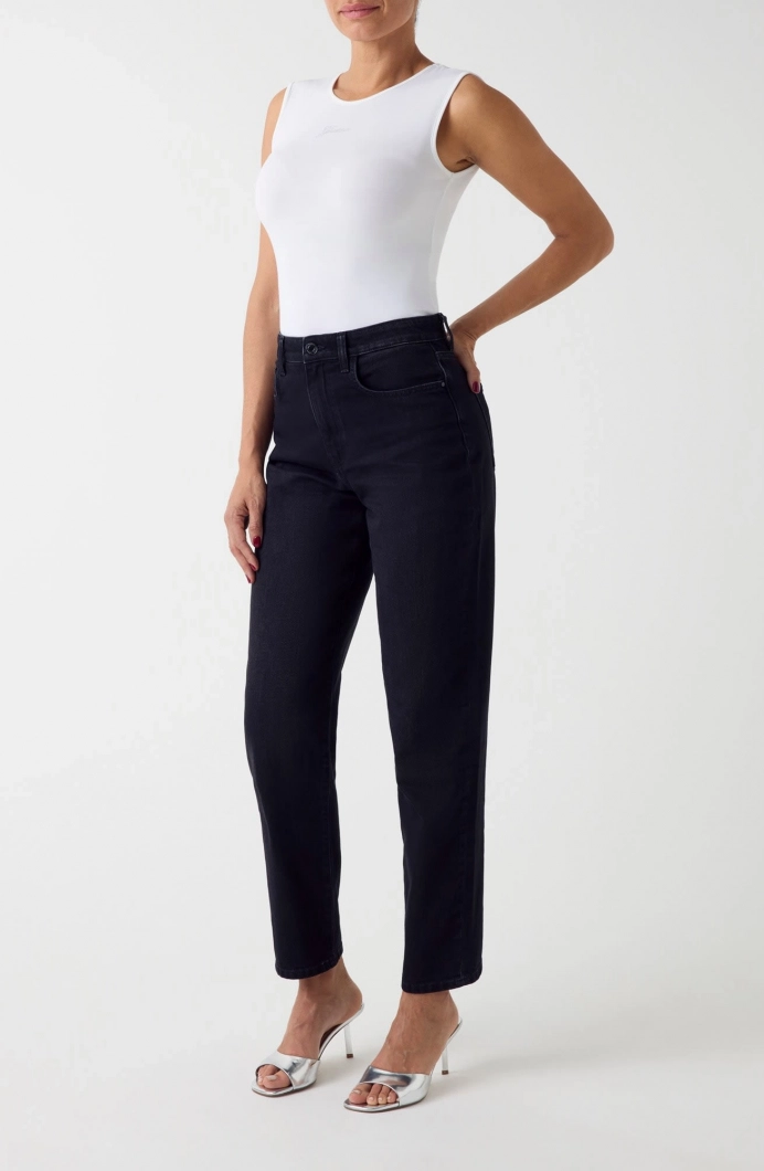 Guess Newy Kadın Mom Fit Jean