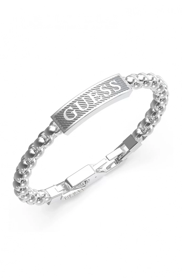 Guess JUMB03/028JW/ST/S Erkek Metalik Gri Bileklik JGUJUMB03028JWSTS