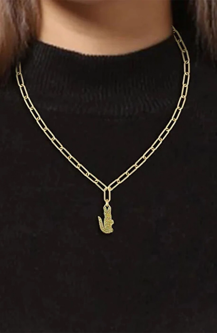 Lacoste  LACJ2040362 Kadın Gold Kolye LACJ2040362