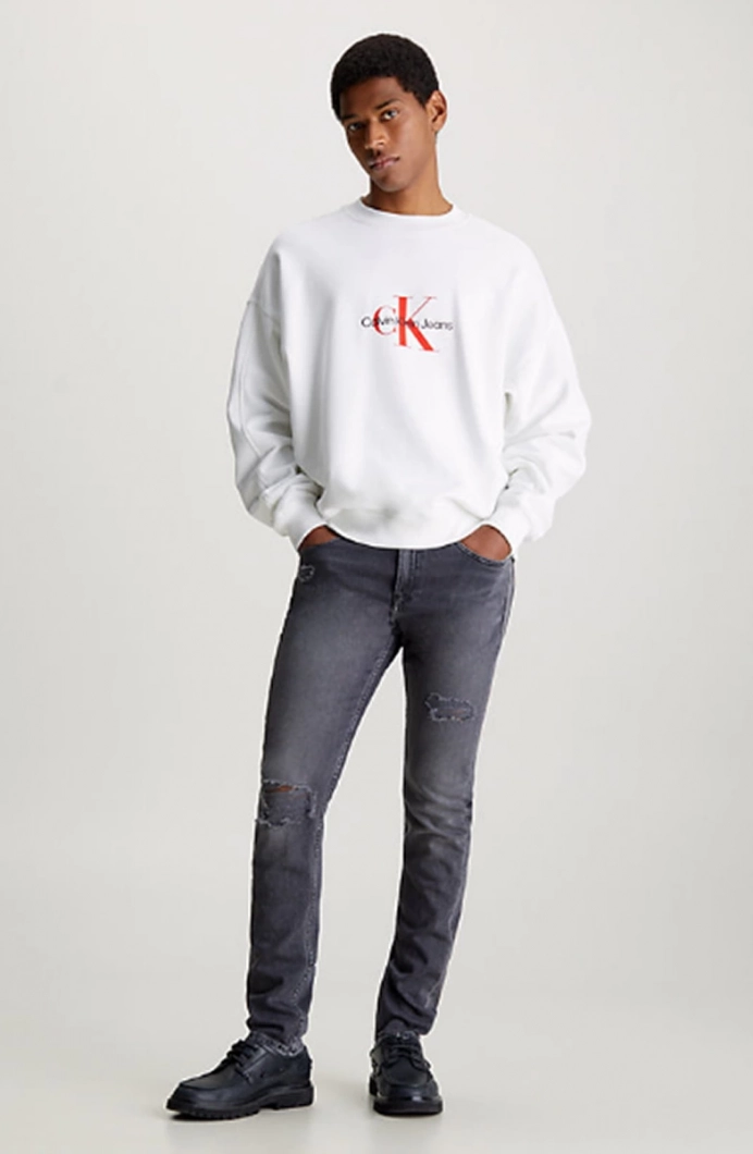 Calvin Klein SLIM TAPER Erkek Denim Jeans J30J324835-1BY
