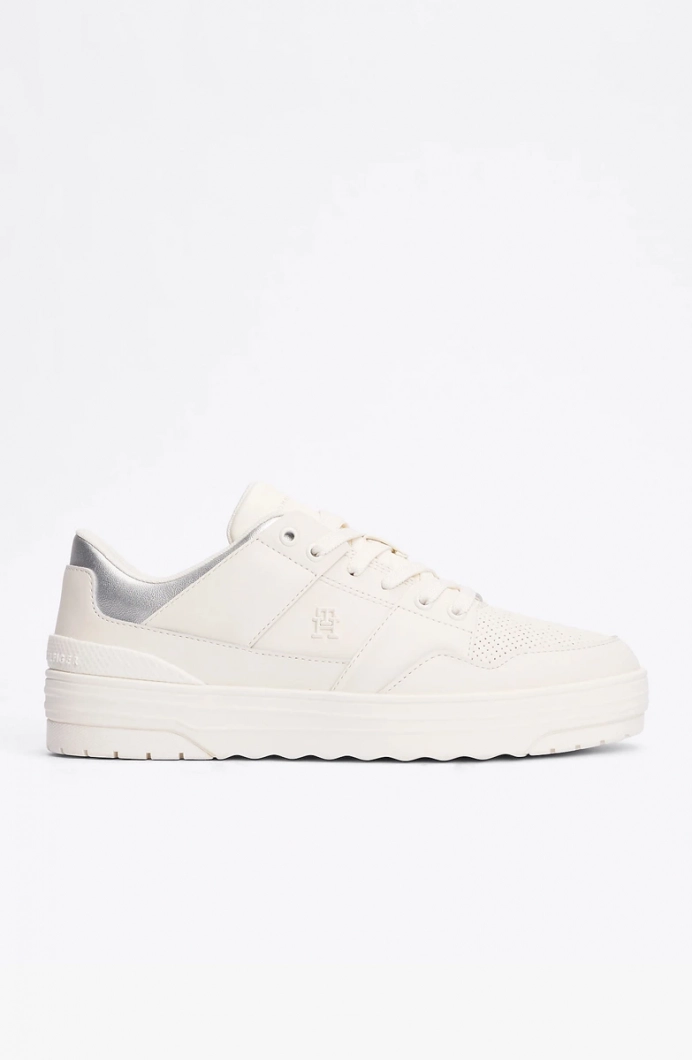 Tommy Hilfiger FEMININE BASKET SNEAKER Kadın beyaz Sneaker FW0FW08326Z00