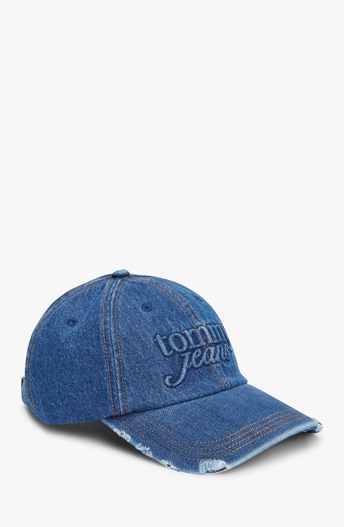 Tommy Hilfiger TJW Cool Kadın Denim Şapka AW0AW180941A7