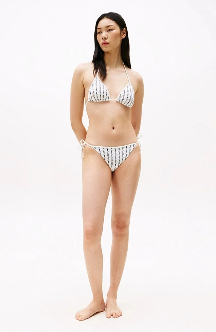 Tommy Hilfiger TRIANGLE RP PRINT Kadın  Bikini  Üstü UW0UW053140LB