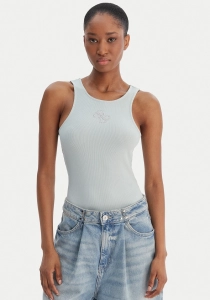 Guess Kolsuz Yuvarlak Yaka Guendalina Kadın Yeşil Atlet W6RP39KD092-G8CC