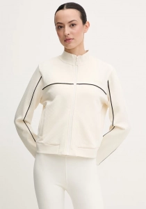 Guess Clara Tam Fermuarlı Kadın Beyaz Sweatshirt V6GQ09K3001-G047
