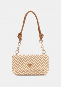 Guess Tessi Kapaklı Kadın Kahverengi Omuz Çantası HWWG7691190-CGM