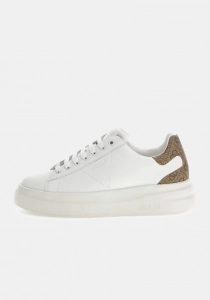 Guess Elbina Kadın Beyaz Deri Sneaker FLJELBFAL12-WHBEI