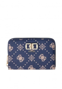 Guess Emelie Logolu Orta Boy Fermuarlı Kadın Lacivert Cüzdan SWGP9928140-NLO