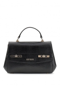 Guess Melinda Üstten Saplı Kapaklı Kadın Siyah Omuz Çantası HWKL9933200-BLA