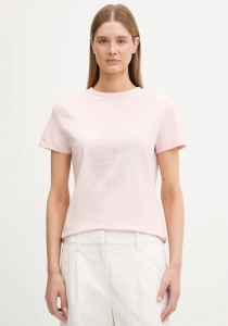 Guess Romy Regular Fit Kadın Pembe T-shirt V6GI12K3325-G63M