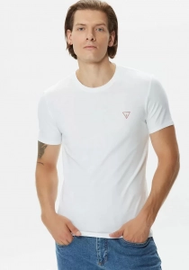 Guess Core Tee Erkek Beyaz Slim Fit T-Shirt M2YI24J1314-G011