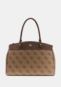 Guess Berta Deluxe Dome Kadın Kahverengi Valiz TWOB8688903-LGW