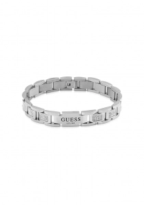 Guess Erkek Metalik Gri Bileklik JGUJUMB01342JWSTTU
