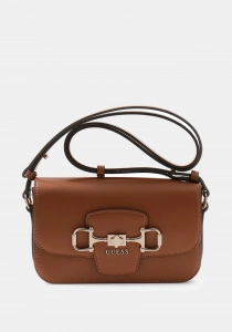 Guess Janie Dönüştürülebilir Kapaklı Kadın Kahverengi Çapraz Çanta HWVG9910210-COG