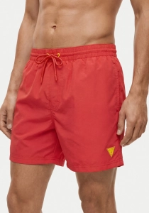 Guess New Basic Orta Boy Erkek Kırmızı Mayo F6GT24WG282-G597