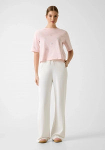 Guess Silvy Boxy Fit Kadın Pembe T-shirt V6GI18K2985-G63M