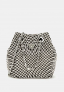 Guess Twiller Kadın Gri Clutch Çanta HWRY9350750-SIL