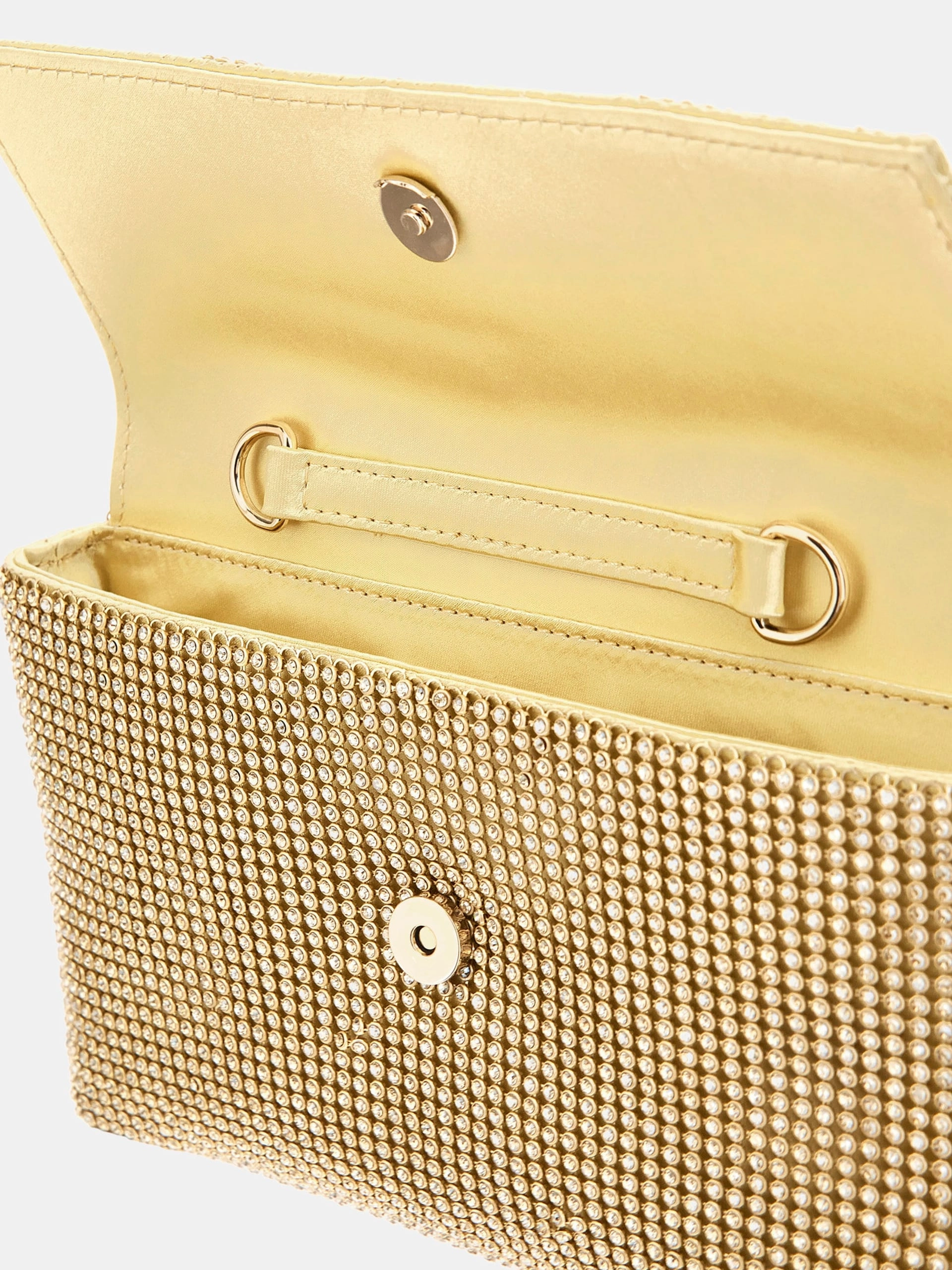 Guess Zalina Kadın Altın Clutch Çanta HWRP9350700-GOL