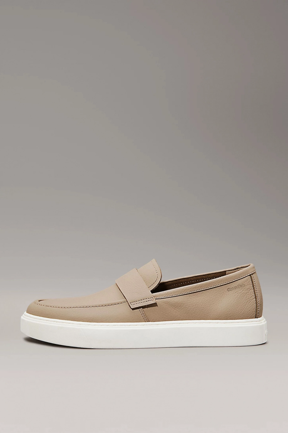 Calvin Klein MOCCASIN LTH UNLINED Erkek  Loafer HM0HM01813-A04