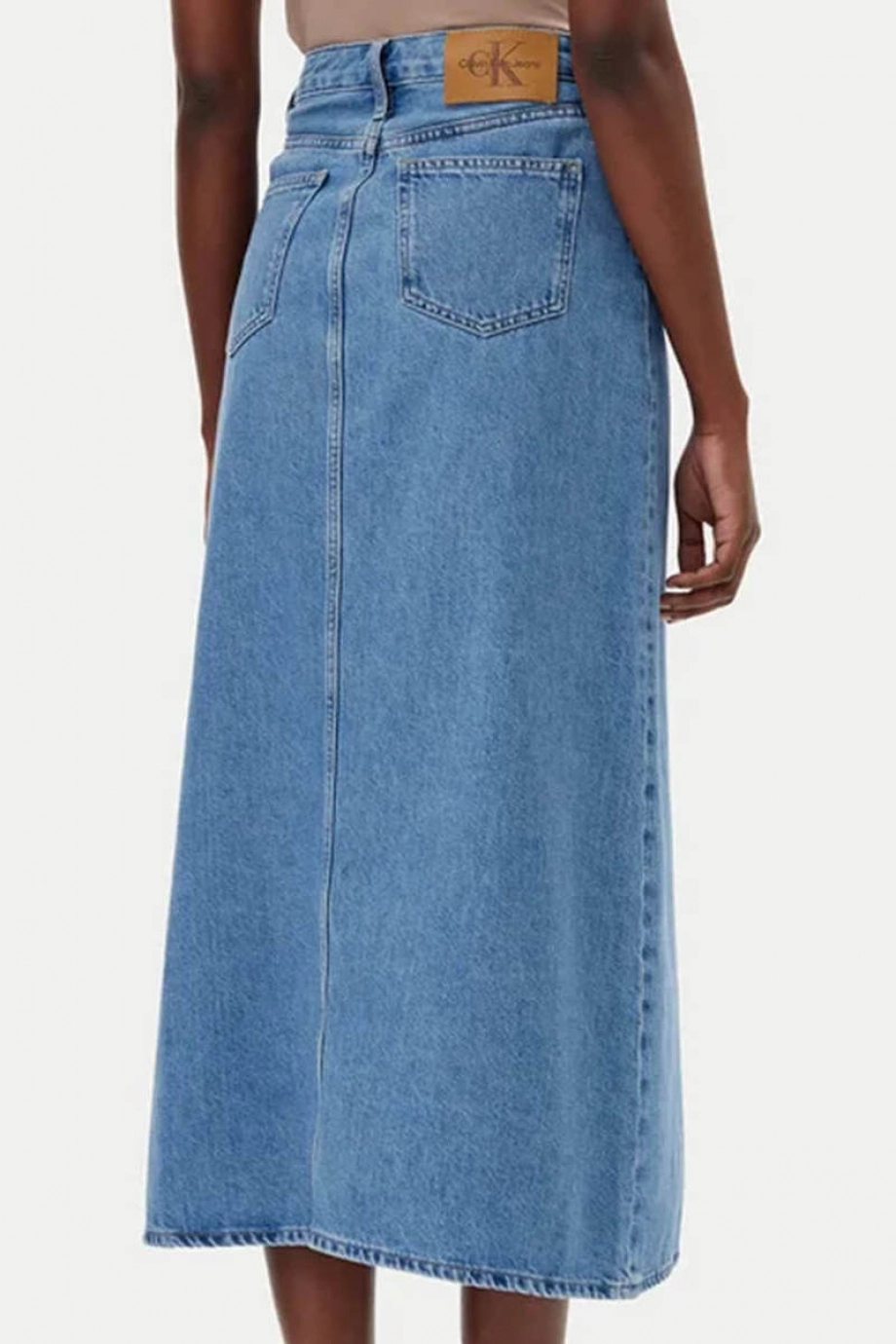 Calvin Klein A-LINE MAXI DENIM SKIRT Kadın  Etek J20J225192-1AA