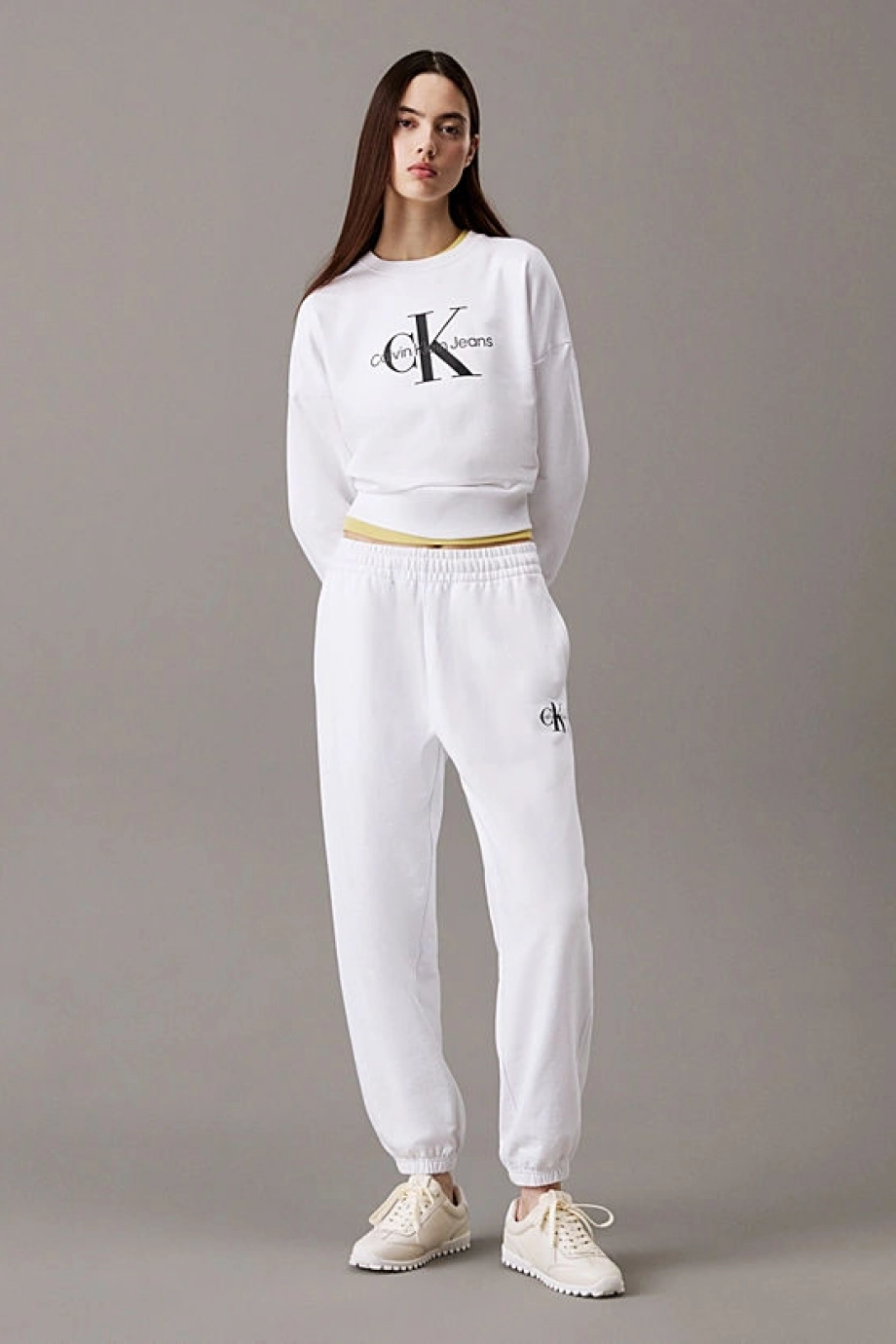 Calvin Klein MONOLOGO FRENCH TERRY JOGGER Kadın  Eşofman Altı LV047B235G-YAA