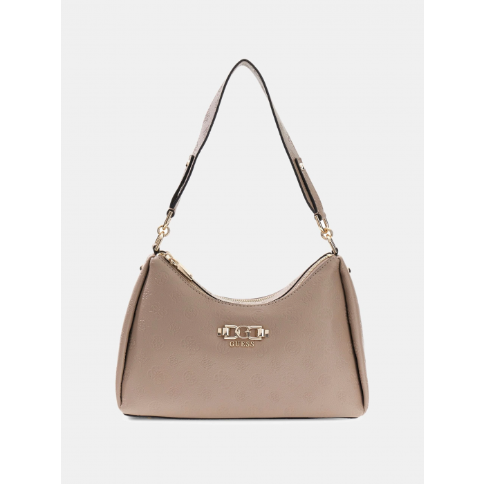 Guess Anise Çift Fermuarlı Kadın Siyah Omuz Çantası HWPD9916180-DKO