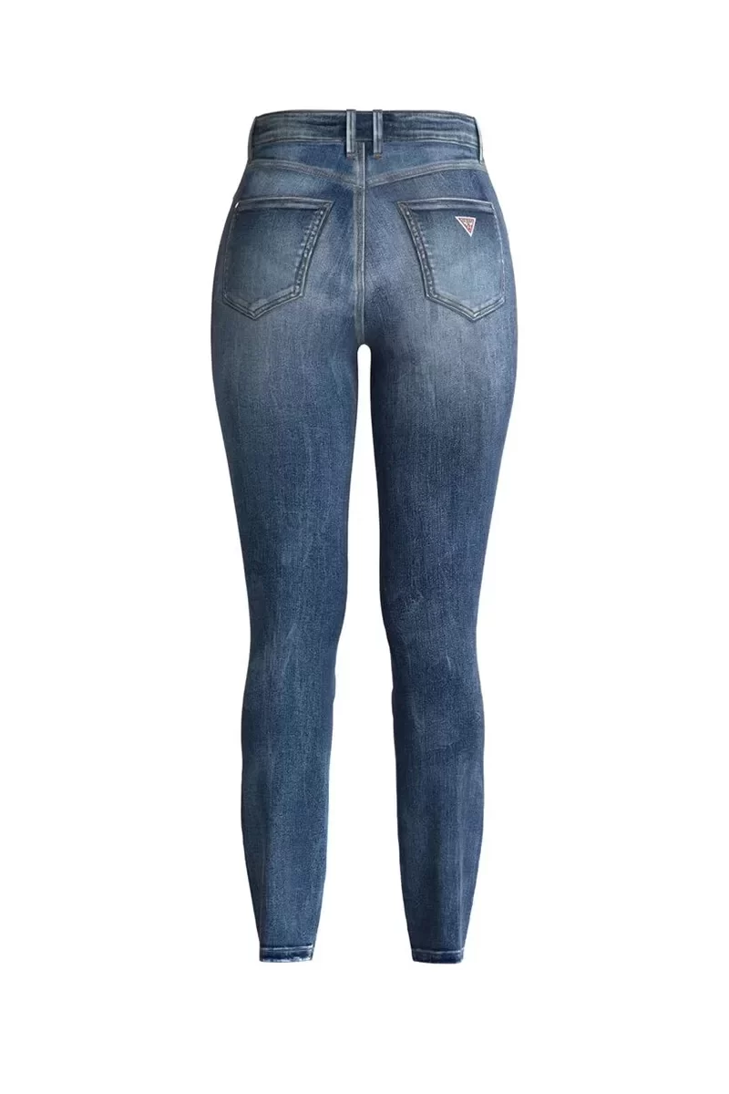 Guess 1981 Skınny Kadın Lacivert Jeans W2YA46D4Q02-CMD1