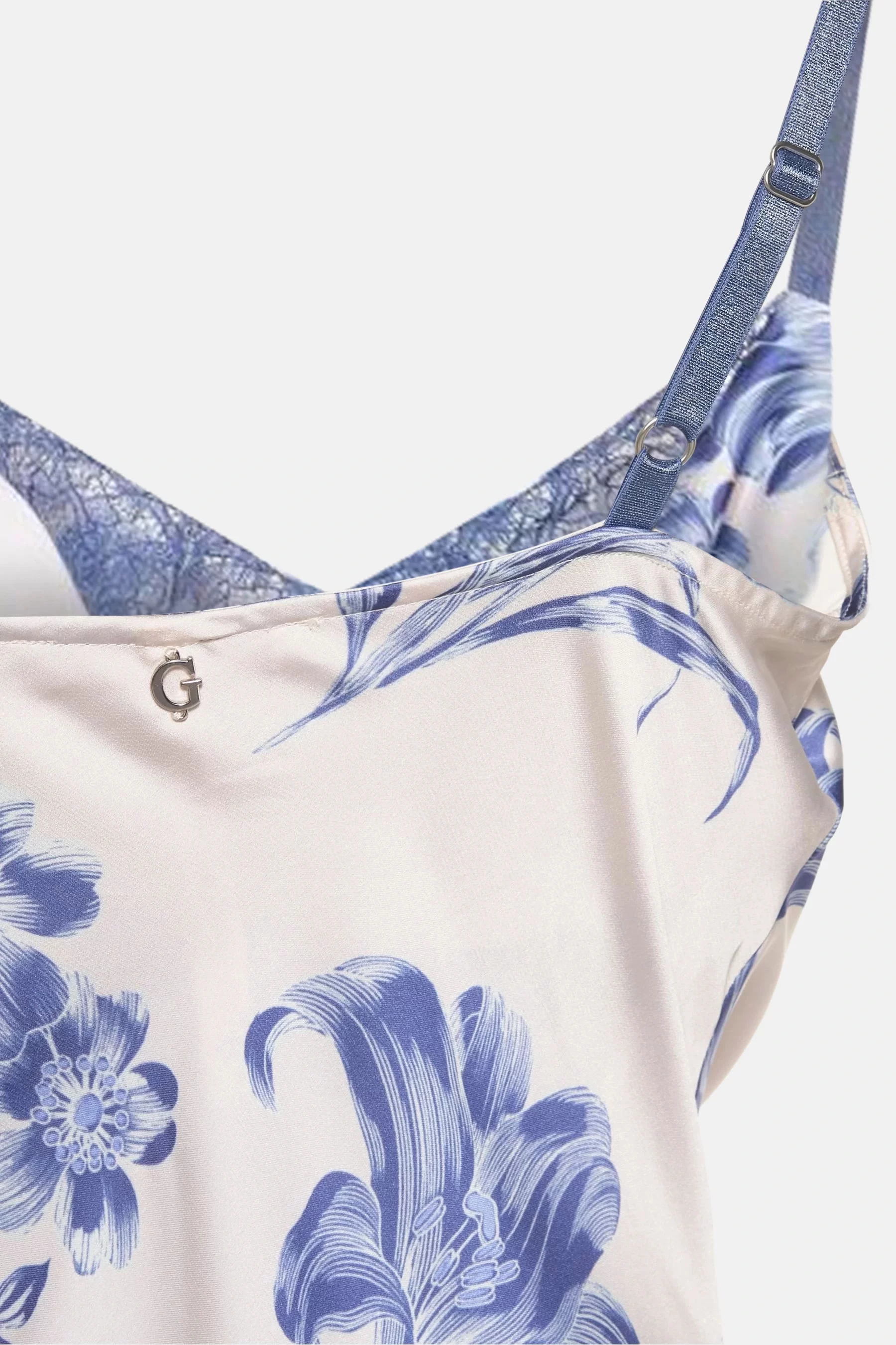 Guess Adle Lace Necklıne Long Dress Kadın Çok Renkli Elbise W5GK10WF1T2-P7WQ