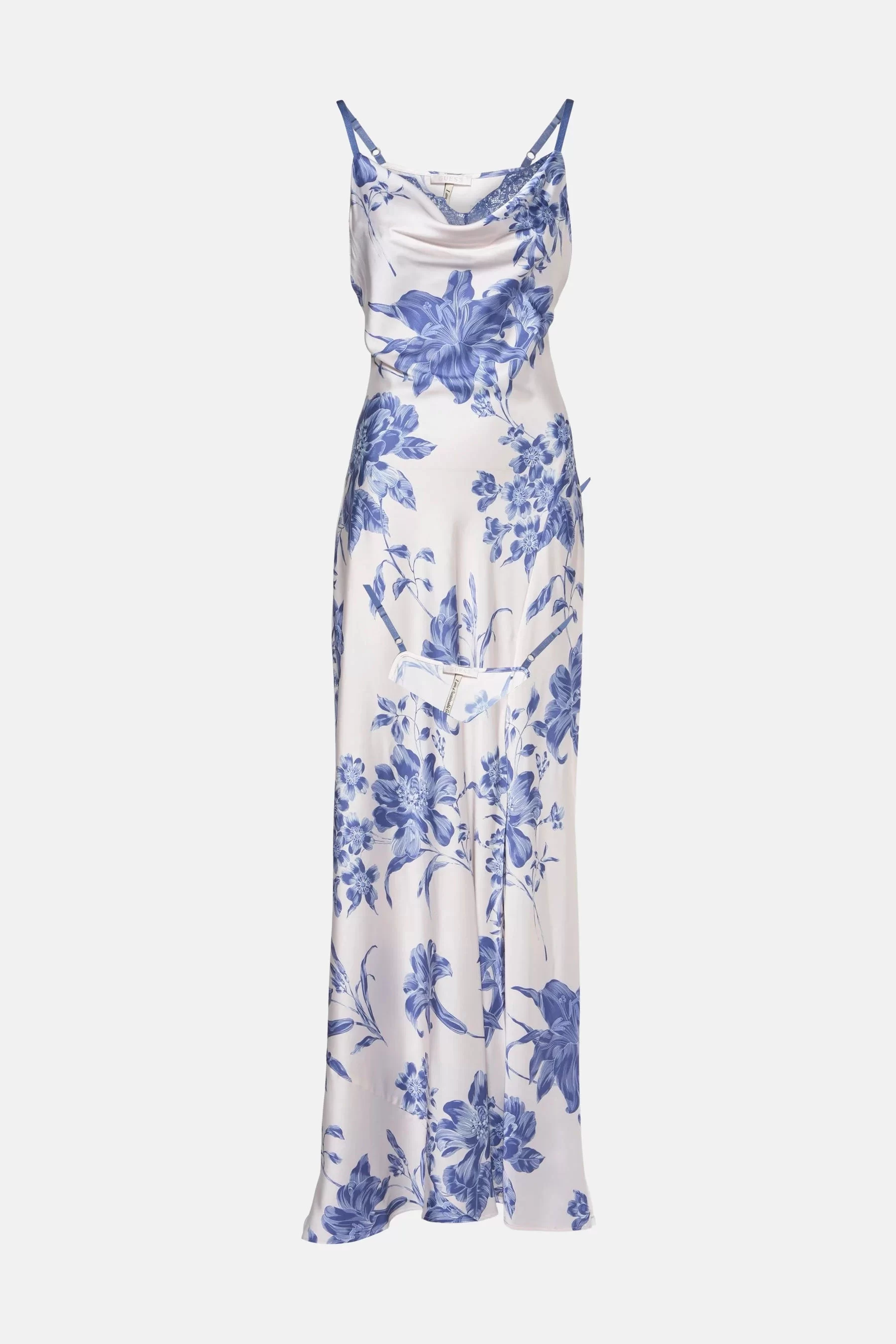 Guess Adle Lace Necklıne Long Dress Kadın Çok Renkli Elbise W5GK10WF1T2-P7WQ