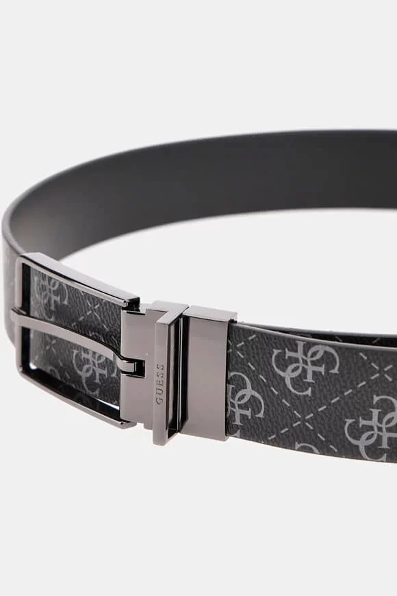 Guess Agueda Adj & Rev Belt H35 Erkek Siyah Kemer BMAGLOP5235-DBM