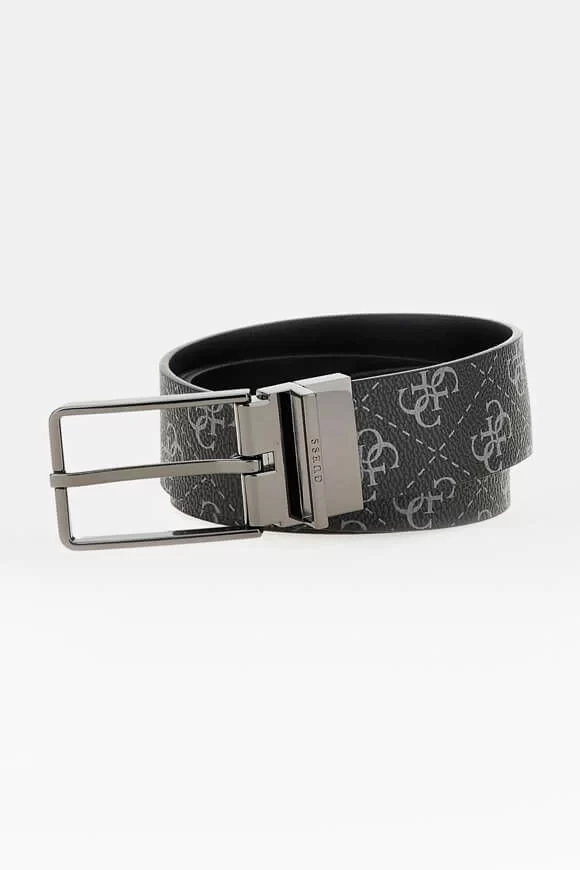 Guess Agueda Adj & Rev Belt H35 Erkek Siyah Kemer BMAGLOP5235-DBM
