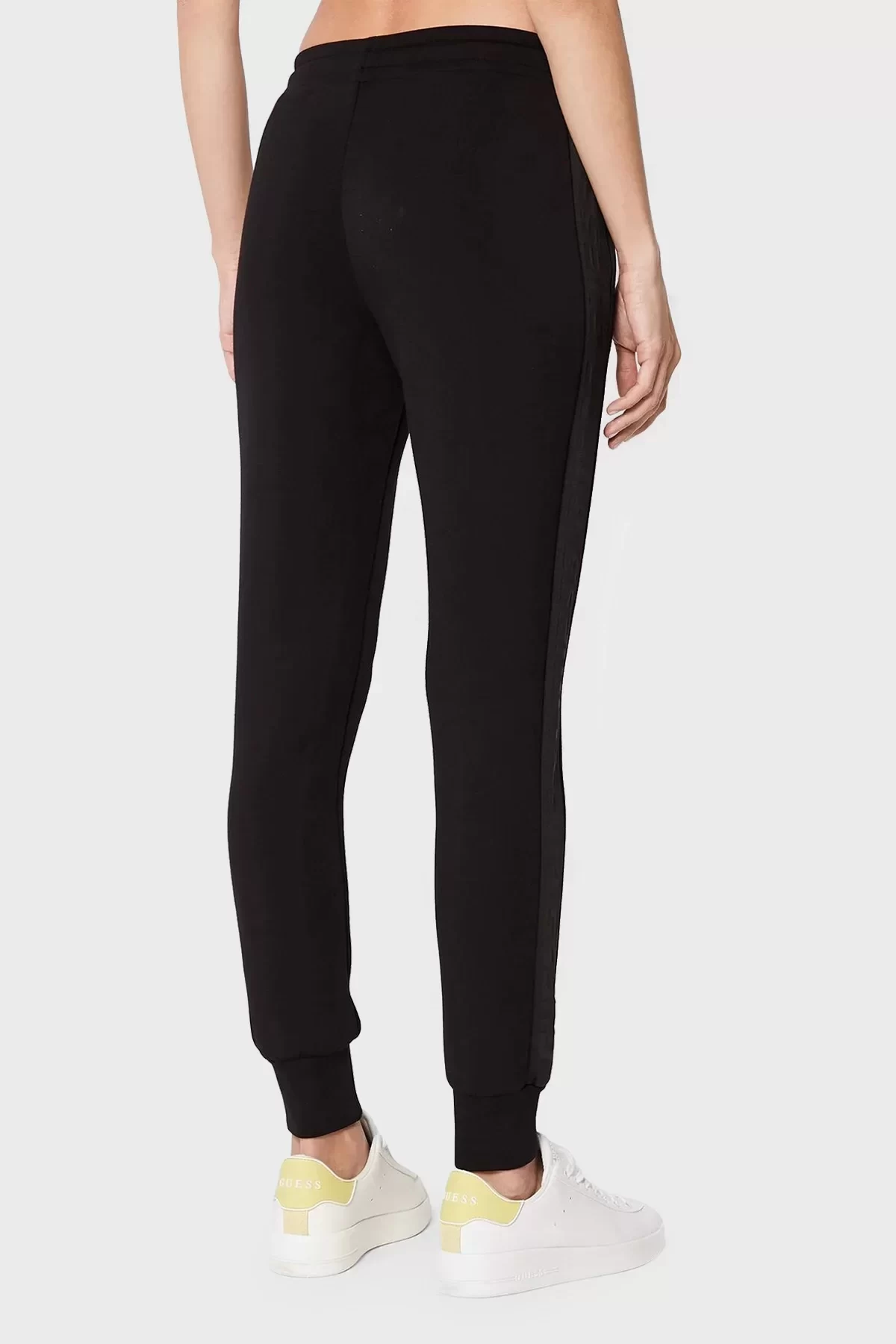 Guess Allıe Scuba Jogger Pant Kadın Siyah Eşofman Altı V2YB18K7UW2-JBLK