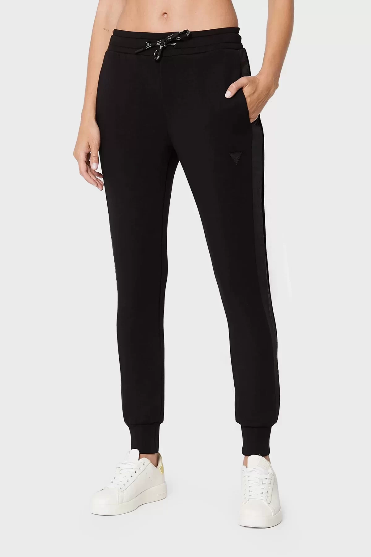 Guess Allıe Scuba Jogger Pant Kadın Siyah Eşofman Altı V2YB18K7UW2-JBLK