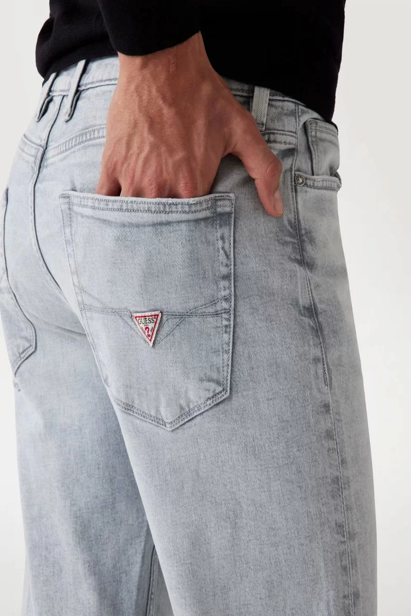 Guess Angels Erkek Mavi Jeans M5RAN2D5KN1-W0LV