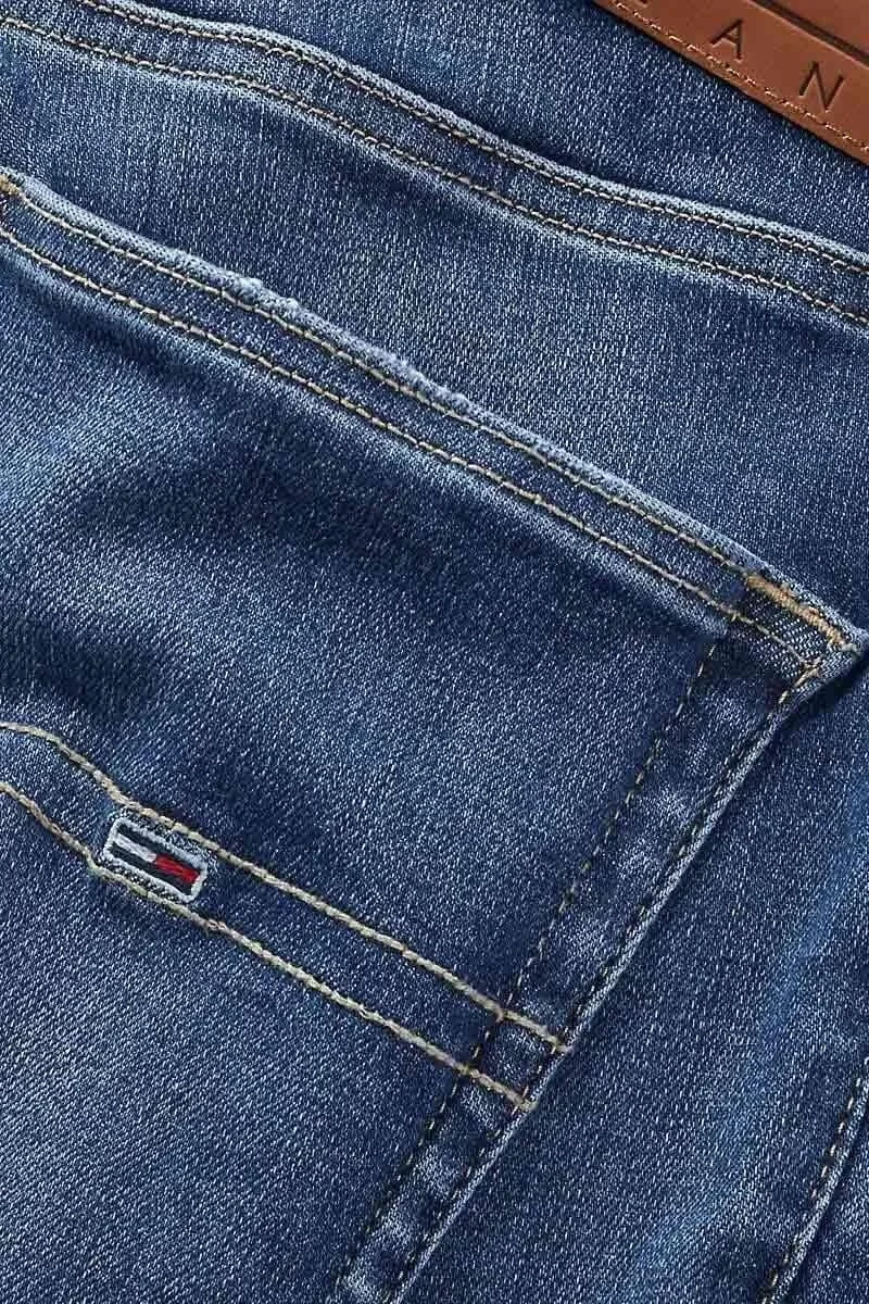 Tommy Hilfiger Erkek Lacivert Jeans