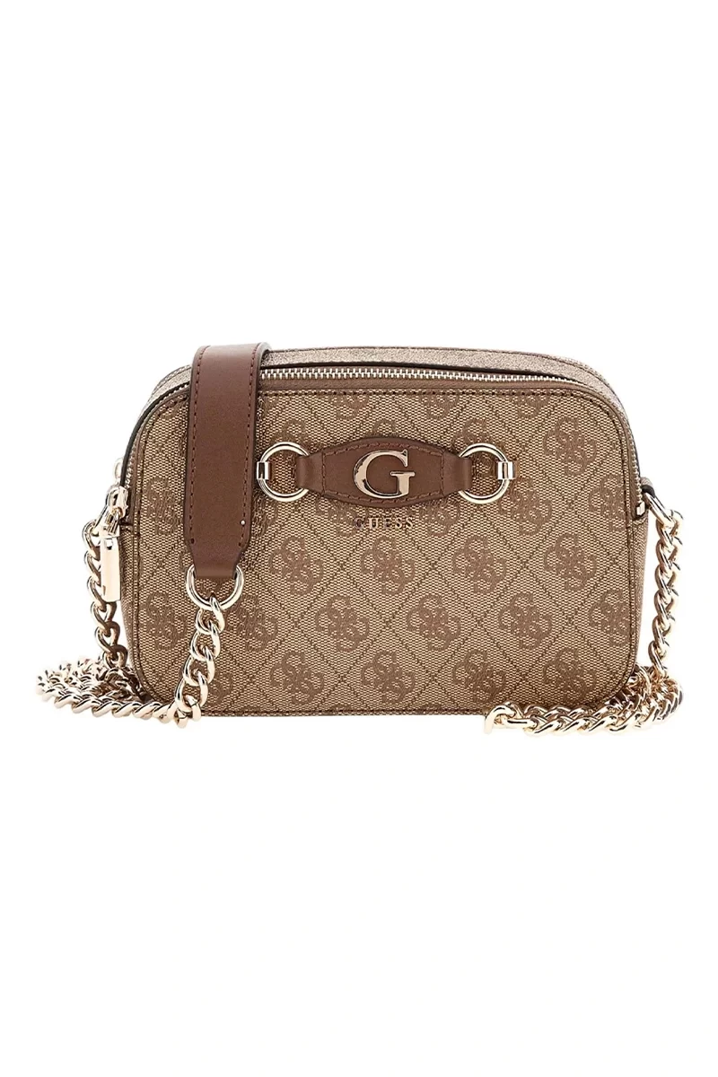 Guess Izzy Camera Bag Kadın Kahverengi Çapraz Çanta HWSG8654140-LGW