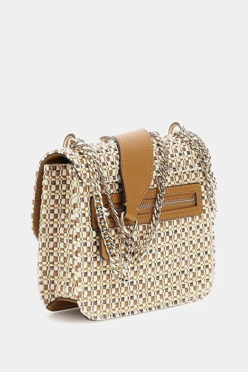 Guess Beauvoır Convertıbl Xbody Flap Kadın Bej Mini Çanta HWWE9528210-CGM