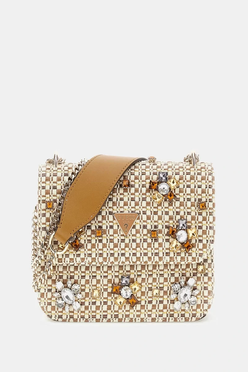 Guess Beauvoır Convertıbl Xbody Flap Kadın Bej Mini Çanta HWWE9528210-CGM