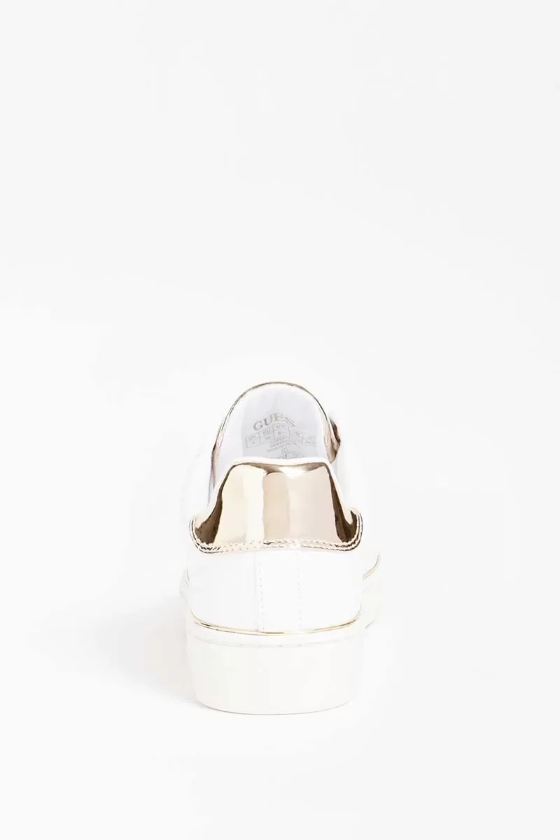 Guess Beckıe/Actıve Lady/Leather Lık Kadın Beyaz Sneaker FL5BEKFAL12-WHITE