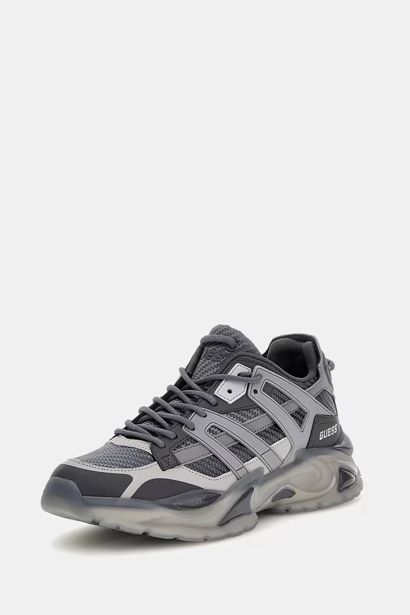 Guess Belluno Erkek Gri Sneaker FMPBELFAB12-GREY