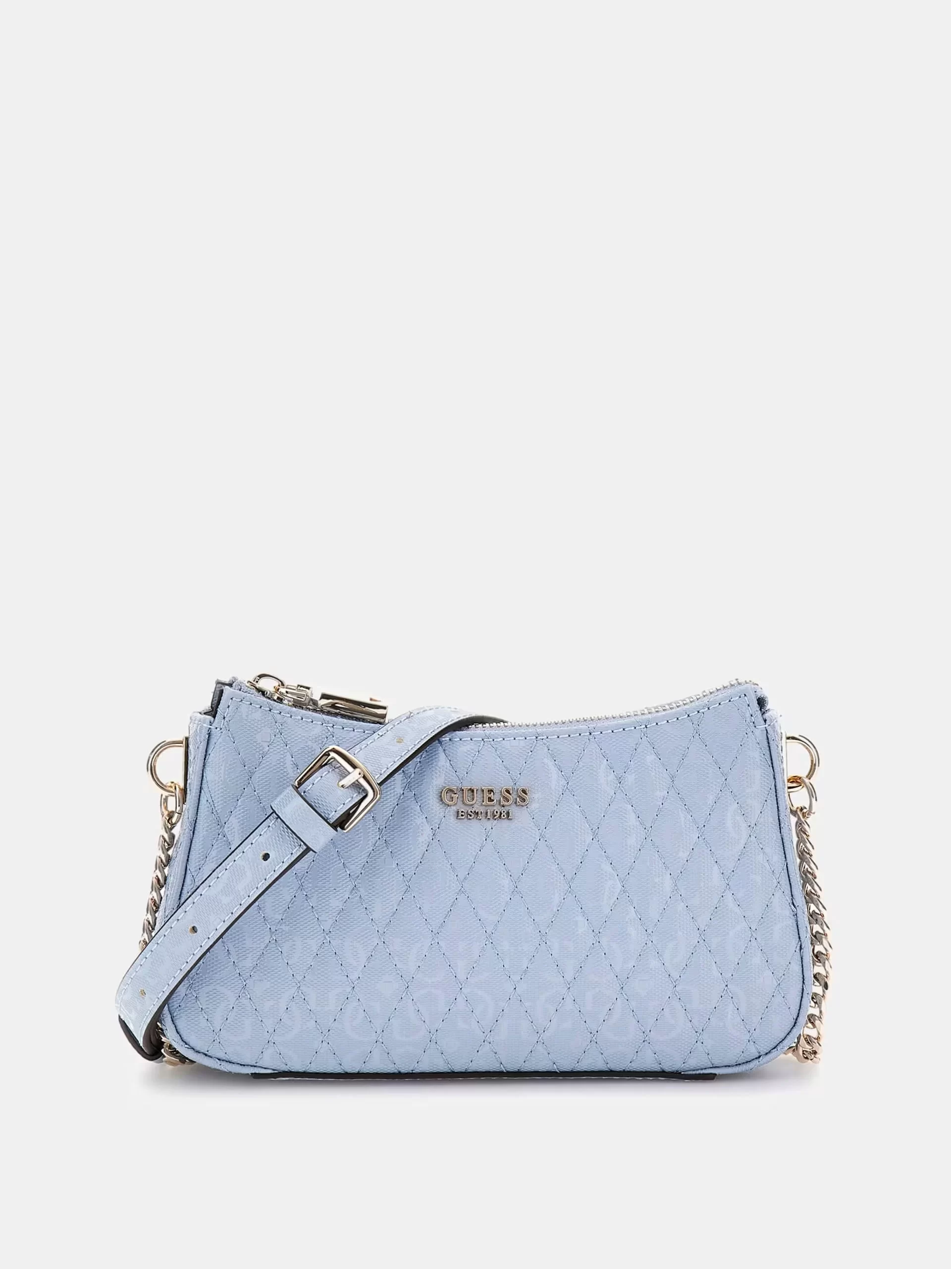 Guess Kadın  Açık Mavi Betula 4G Logolu Çapraz Çanta