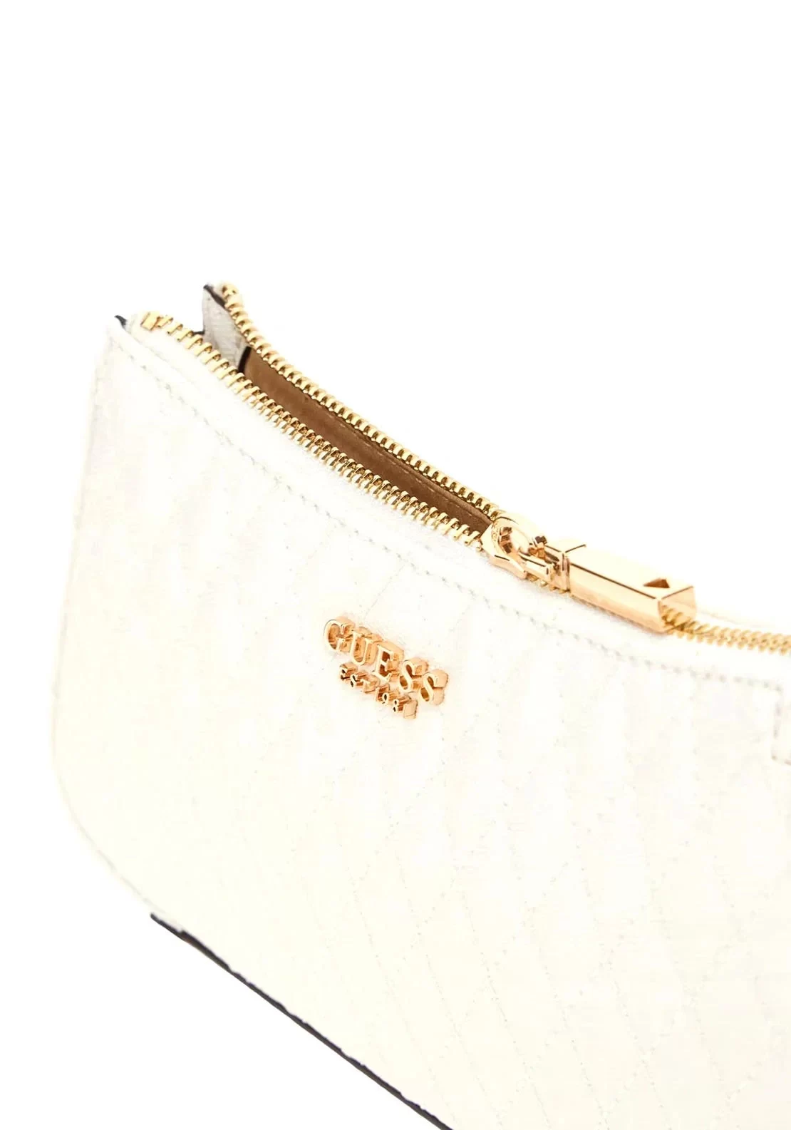 Guess Betula Top Zıp Shoulder Bag Kadın Beyaz Çapraz Çanta HWGG9626170-WHI