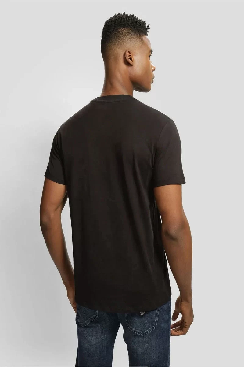Guess Bsc Intl Classıc Desıgn Tee Erkek Siyah T-Shirt M5RI43K9RM1-JBLK
