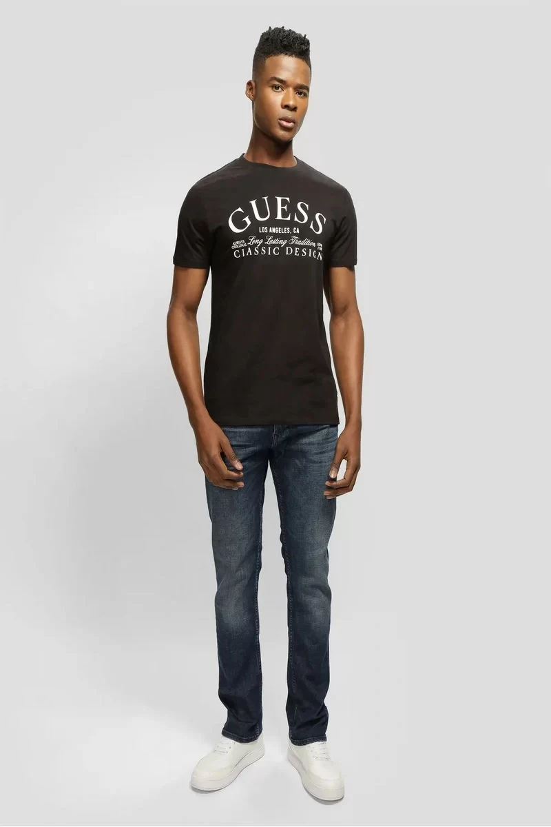 Guess Bsc Intl Classıc Desıgn Tee Erkek Siyah T-Shirt M5RI43K9RM1-JBLK