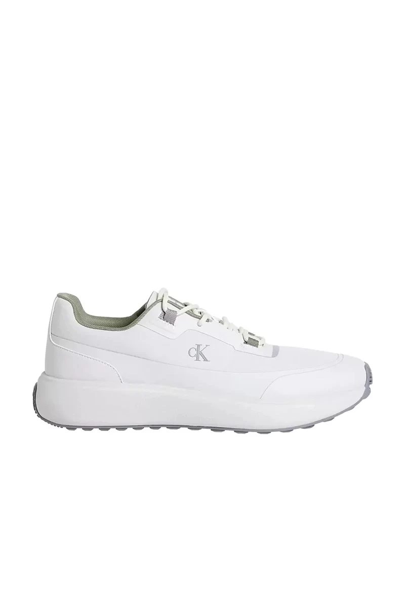 Calvin Klein  Erkek  Beyaz   Logolu Sneaker