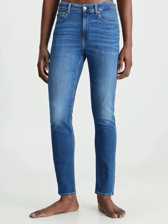 Calvin Klein Erkek Denim Slim Fit Yüksek Bel
