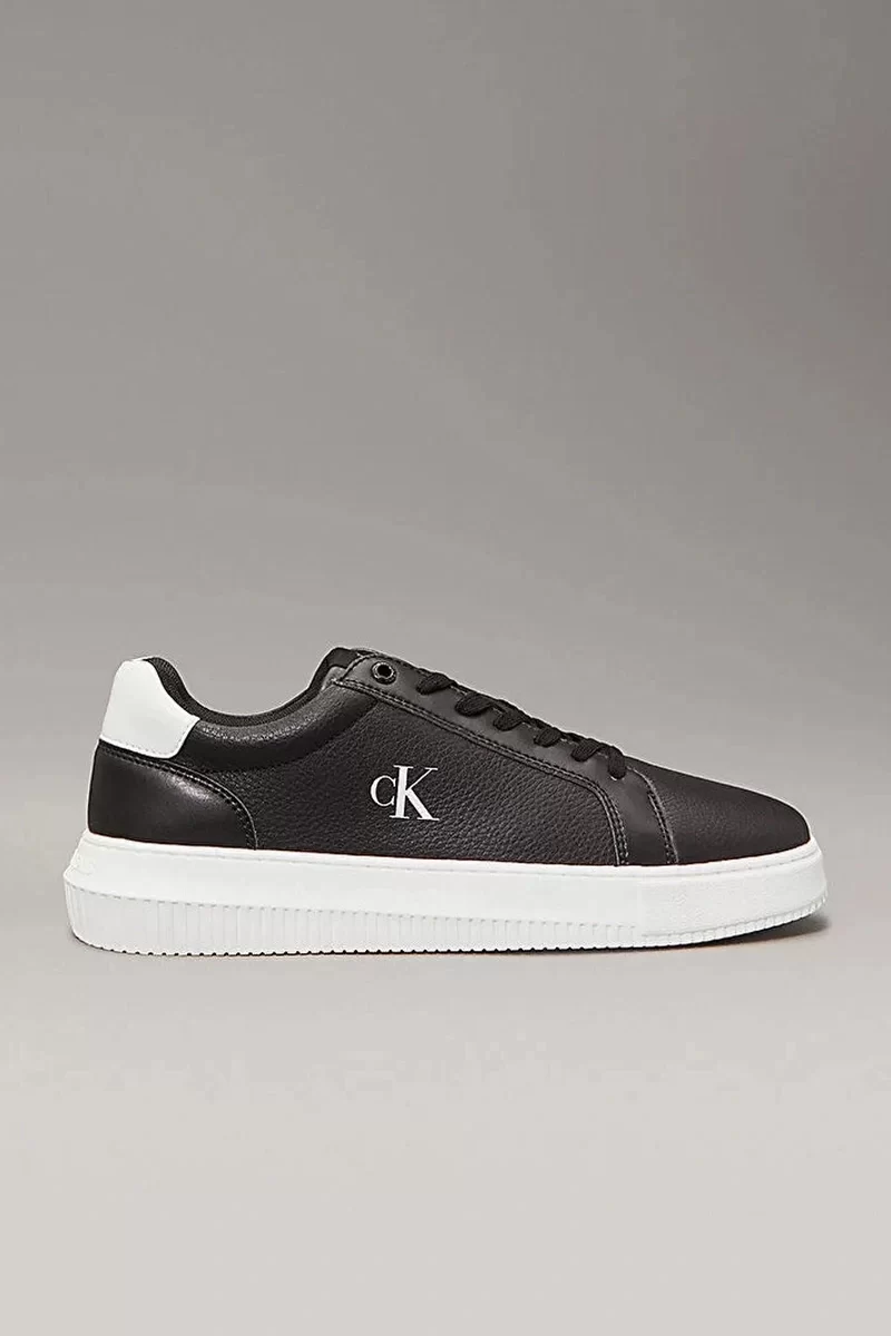 Calvin Klein  Erkek  Siyah   Ck Logo  Kabartma Sneaker