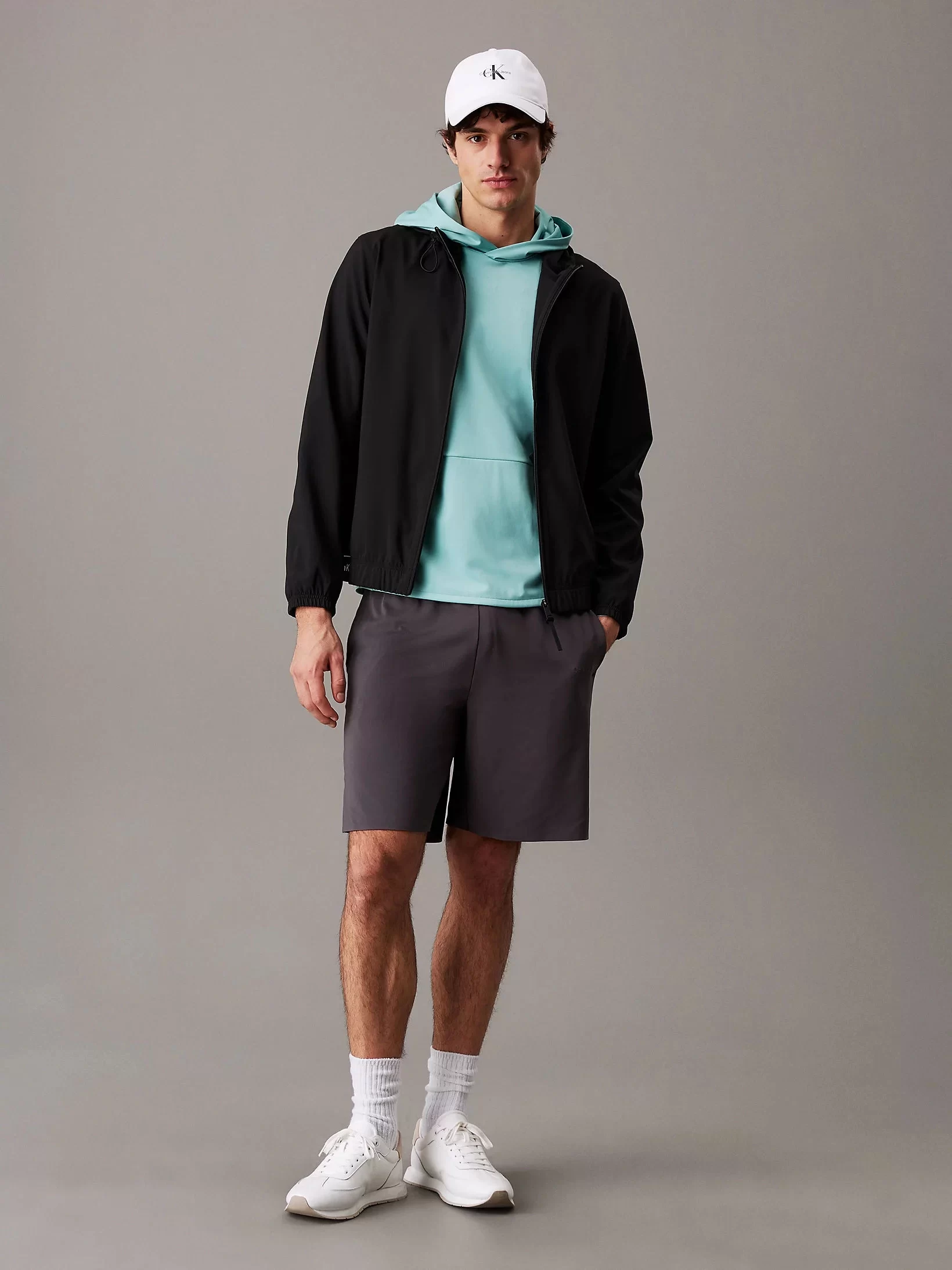 Calvin Klein Erkek Siyah Rüzgarlık Ceket