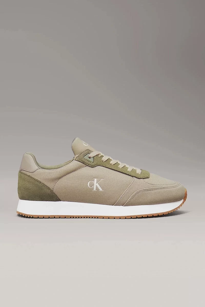 Calvin Klein  Erkek  Yeşil   Ck  Logolu Sneaker