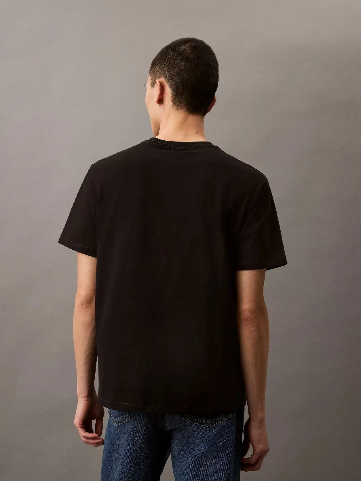 Calvin Klein Jeans Graphic Tees Erkek Siyah T-shirt LV04RB862G-UB1
